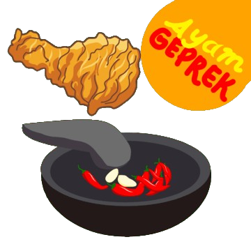 Logo Geprek Bensu Balikpapan