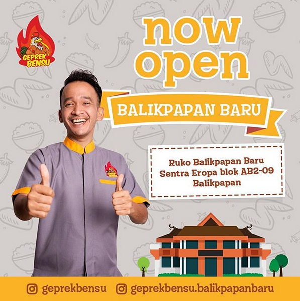 Outlet Geprek Bensu Balikpapan