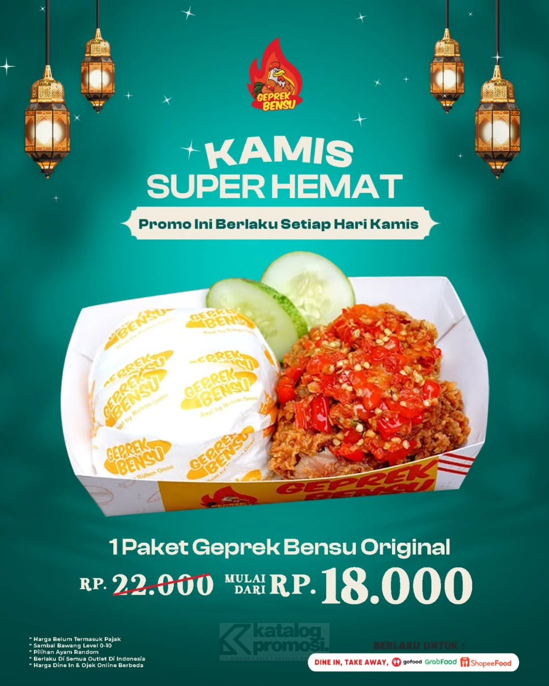 Gambar Paket Geprek Bensu